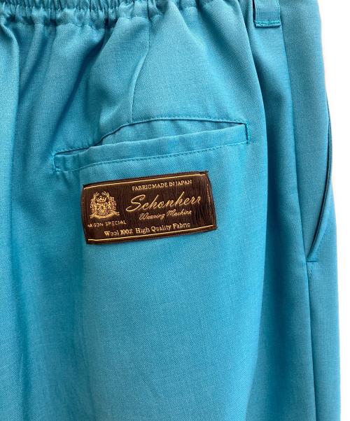 MAISON SPECIAL（メゾンスペシャル）MAISON SPECIAL (メゾンスペシャル) ションヘルツイルツータックワイドパンツ ブルー サイズ:2の古着・服飾アイテム