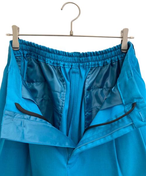 MAISON SPECIAL（メゾンスペシャル）MAISON SPECIAL (メゾンスペシャル) ションヘルツイルツータックワイドパンツ ブルー サイズ:2の古着・服飾アイテム