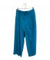 MAISON SPECIAL（メゾンスペシャル）の古着「ションヘルツイルツータックワイドパンツ」｜ブルー