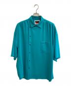 MAISON SPECIALメゾンスペシャル）の古着「プライムオーバー半袖シャツ」｜ブルー