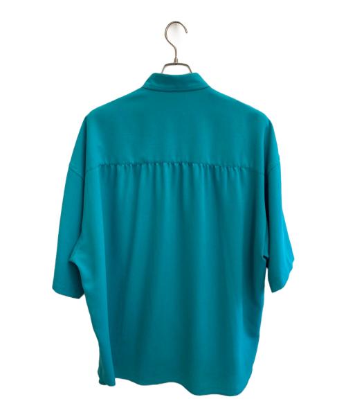 MAISON SPECIAL（メゾンスペシャル）MAISON SPECIAL (メゾンスペシャル) プライムオーバー半袖シャツ ブルー サイズ:02の古着・服飾アイテム