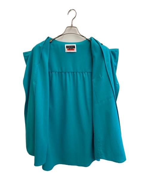 MAISON SPECIAL（メゾンスペシャル）MAISON SPECIAL (メゾンスペシャル) プライムオーバー半袖シャツ ブルー サイズ:02の古着・服飾アイテム