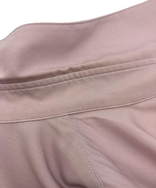 MAISON SPECIAL（メゾンスペシャル）MAISON SPECIAL (メゾンスペシャル) レダアクティブ ウォッシャブルウールプライムオーバーレギュラーシャツ ピンク サイズ:02の古着・服飾アイテム