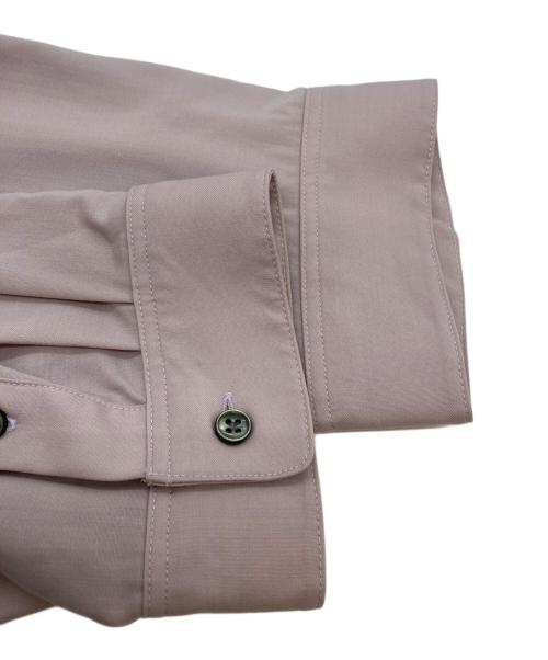 MAISON SPECIAL（メゾンスペシャル）MAISON SPECIAL (メゾンスペシャル) レダアクティブ ウォッシャブルウールプライムオーバーレギュラーシャツ ピンク サイズ:02の古着・服飾アイテム