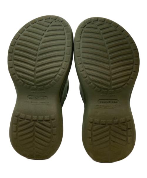 BALENCIAGA（バレンシアガ）BALENCIAGA (バレンシアガ) CROCS BOOTS カーキ サイズ:42の古着・服飾アイテム