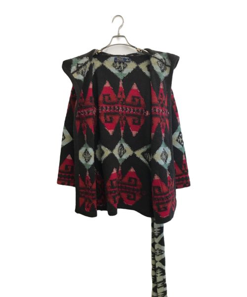 POLO RALPH LAUREN（ポロ・ラルフローレン）POLO RALPH LAUREN (ポロ・ラルフローレン) ネイティブ柄ジャケット ブラウン×ブルー サイズ:SIZE XSの古着・服飾アイテム