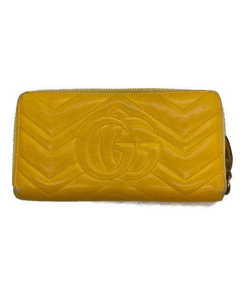 GUCCI（グッチ）GUCCI (グッチ) 長財布 イエローの古着・服飾アイテム