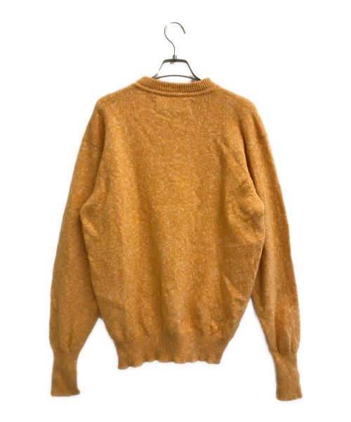 ERMENEGILDO ZEGNA（エルメネジルド・ゼニア）ERMENEGILDO ZEGNA (エルメネジルド・ゼニア) アンゴラ混ニット イエロー サイズ:Sの古着・服飾アイテム