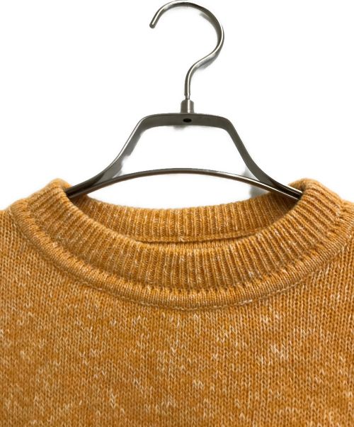 ERMENEGILDO ZEGNA（エルメネジルド・ゼニア）ERMENEGILDO ZEGNA (エルメネジルド・ゼニア) アンゴラ混ニット イエロー サイズ:Sの古着・服飾アイテム