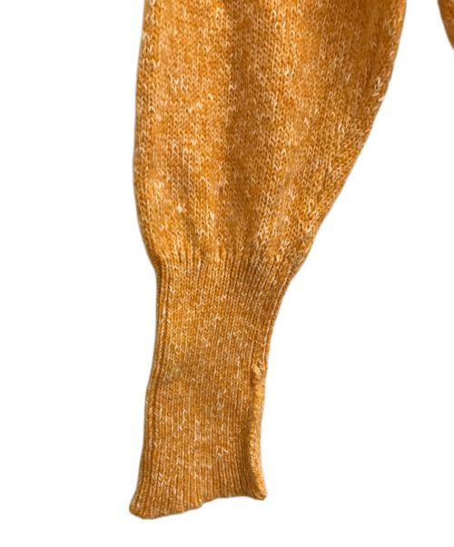 ERMENEGILDO ZEGNA（エルメネジルド・ゼニア）ERMENEGILDO ZEGNA (エルメネジルド・ゼニア) アンゴラ混ニット イエロー サイズ:Sの古着・服飾アイテム