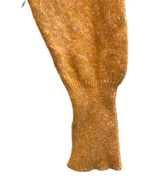 ERMENEGILDO ZEGNA（エルメネジルド・ゼニア）ERMENEGILDO ZEGNA (エルメネジルド・ゼニア) アンゴラ混ニット イエロー サイズ:Sの古着・服飾アイテム