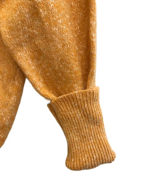 ERMENEGILDO ZEGNA（エルメネジルド・ゼニア）ERMENEGILDO ZEGNA (エルメネジルド・ゼニア) アンゴラ混ニット イエロー サイズ:Sの古着・服飾アイテム