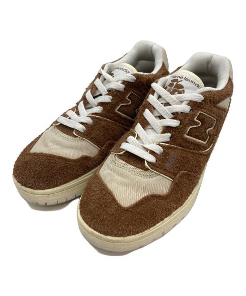 NEW BALANCE（ニューバランス）NEW BALANCE (ニューバランス) Aime Leon Dore (エメ レオン ドレ) ローカットスニーカー ブラウン サイズ:25.5の古着・服飾アイテム
