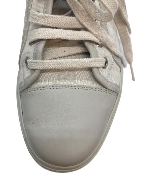 GUCCI（グッチ）GUCCI (グッチ) ハイカットスニーカー ベージュ サイズ:8 1/2の古着・服飾アイテム