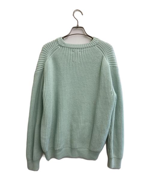 BATONER（バトナ―）BATONER (バトナ―) 6(ROKU) BEAUTY&YOUTH (ロク ビューティーアンドユース) クルーネックニット ミント サイズ:フリーの古着・服飾アイテム
