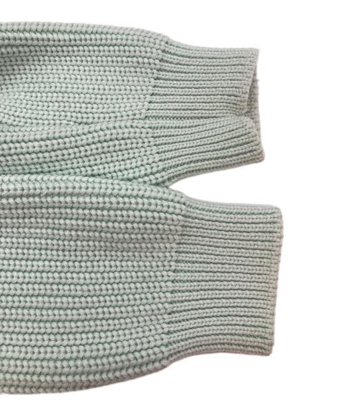 BATONER（バトナ―）BATONER (バトナ―) 6(ROKU) BEAUTY&YOUTH (ロク ビューティーアンドユース) クルーネックニット ミント サイズ:フリーの古着・服飾アイテム