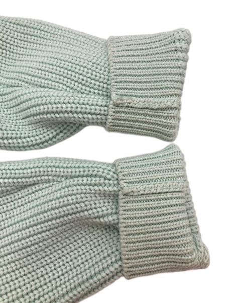 BATONER（バトナ―）BATONER (バトナ―) 6(ROKU) BEAUTY&YOUTH (ロク ビューティーアンドユース) クルーネックニット ミント サイズ:フリーの古着・服飾アイテム