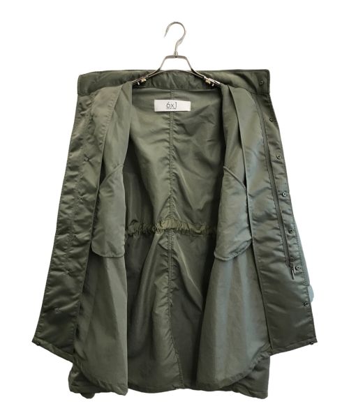 6×1 SIX BY ONE（シックスバイワン）6×1 SIX BY ONE (シックスバイワン) ナイロンコート オリーブ サイズ:１の古着・服飾アイテム