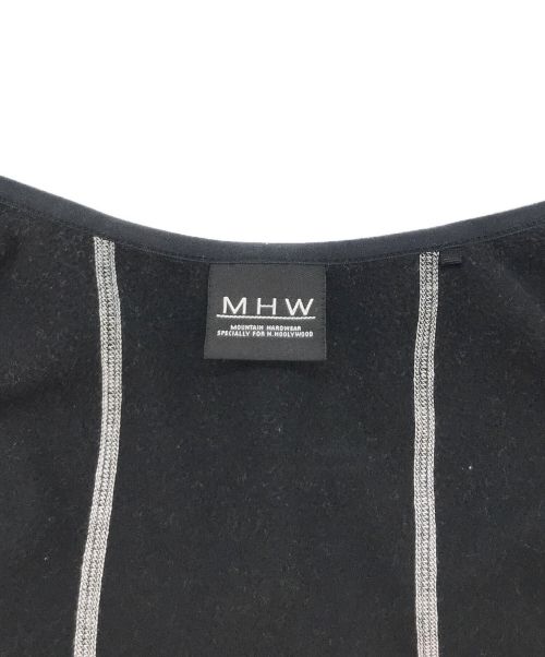 N.HOOLYWOOD（エヌ ハリウッド）N.HOOLYWOOD (エヌ ハリウッド) MOUNTAIN HARD WEAR (マウンテンハードウェア) POLERTECジップアップジャケット ブラック サイズ:40/Lの古着・服飾アイテム