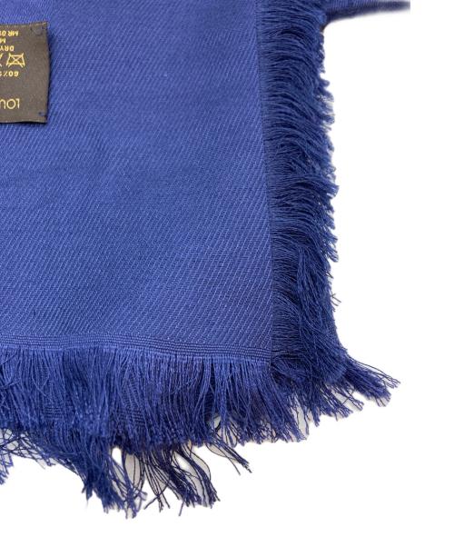 LOUIS VUITTON（ルイ ヴィトン）LOUIS VUITTON (ルイ ヴィトン) シルクウールストール ネイビー サイズ:-の古着・服飾アイテム