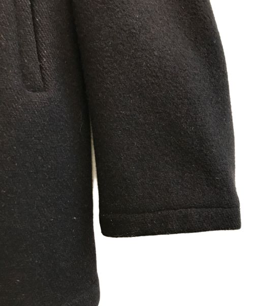 Schott（ショット）Schott (ショット) レザーベルトメルトンコート ブラック サイズ:40の古着・服飾アイテム