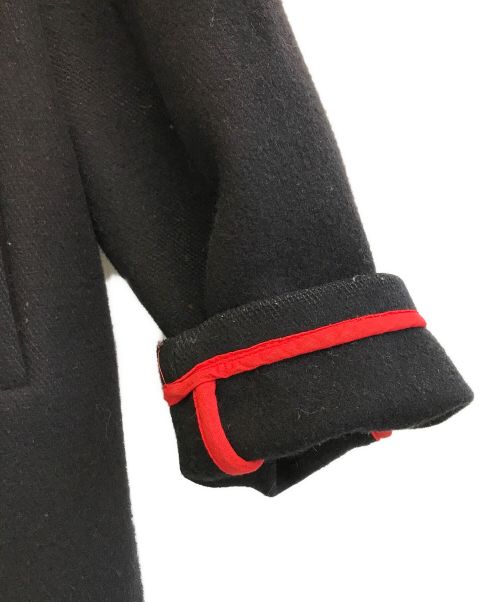 Schott（ショット）Schott (ショット) レザーベルトメルトンコート ブラック サイズ:40の古着・服飾アイテム