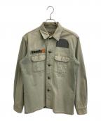 FREECITYフリーシティー）の古着「ミリタリージャケット」｜カーキ