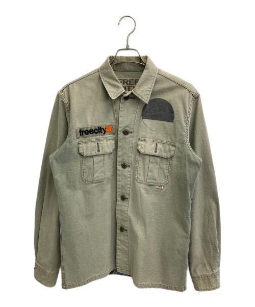 FREECITY（フリーシティー）FREECITY (フリーシティー) ミリタリージャケット カーキ サイズ:3の古着・服飾アイテム