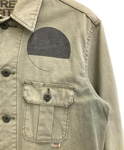 FREECITY（フリーシティー）FREECITY (フリーシティー) ミリタリージャケット カーキ サイズ:3の古着・服飾アイテム
