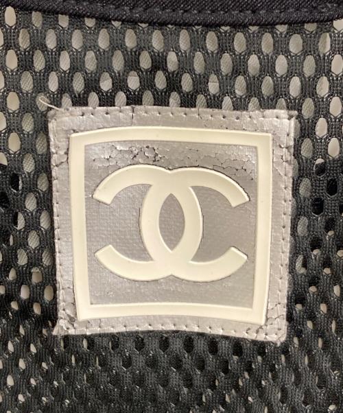 CHANEL IDENTIFICATION（シャネル アイデンフィケーション）CHANEL IDENTIFICATION (シャネル アイデンフィケーション) メッシュタンクトップ ブラック サイズ:38の古着・服飾アイテム