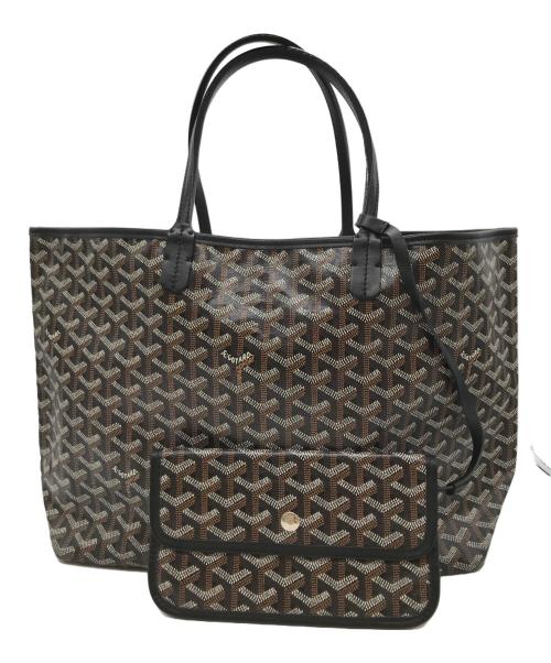 GOYARD（ゴヤール）GOYARD (ゴヤール) サンルイPM ブラウン×ブラックの古着・服飾アイテム