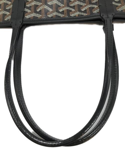 GOYARD（ゴヤール）GOYARD (ゴヤール) サンルイPM ブラウン×ブラックの古着・服飾アイテム