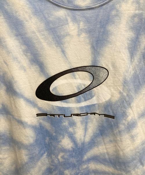 OAKLEY（オークリー）OAKLEY (オークリー) Saturdays NYC (サタデーズ ニューヨーク) タイダイTシャツ ブルー×ホワイト サイズ:Ⅼの古着・服飾アイテム