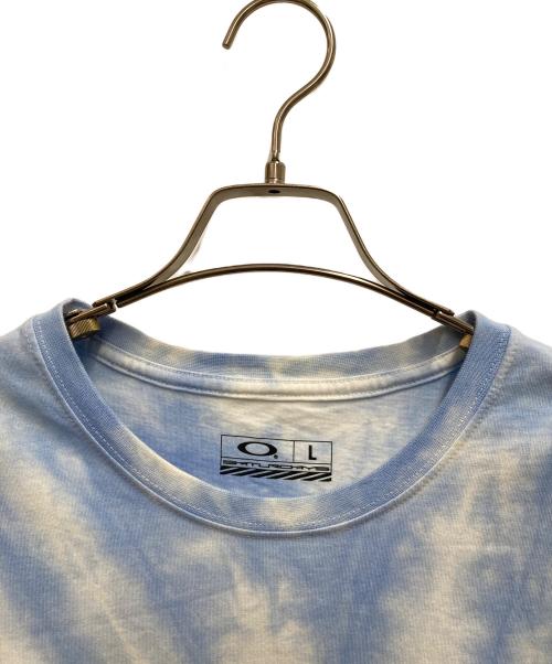 OAKLEY（オークリー）OAKLEY (オークリー) Saturdays NYC (サタデーズ ニューヨーク) タイダイTシャツ ブルー×ホワイト サイズ:Ⅼの古着・服飾アイテム