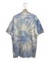OAKLEY (オークリー) Saturdays NYC (サタデーズ ニューヨーク) タイダイTシャツ ブルー×ホワイト サイズ:Ⅼ：7000円