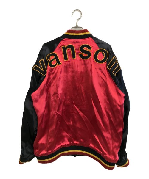 VANSON（バンソン）VANSON (バンソン) リバーシブルスカジャン レッド×ブラック サイズ:SIZE XLの古着・服飾アイテム