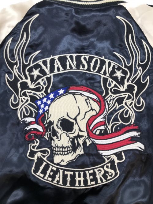 VANSON（バンソン）VANSON (バンソン) リバーシブルスカジャン レッド×ブラック サイズ:SIZE XLの古着・服飾アイテム