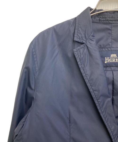 HERNO（ヘルノ）HERNO (ヘルノ) ナイロンテーラードジャケット ネイビー サイズ:46の古着・服飾アイテム