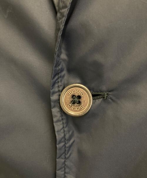 HERNO（ヘルノ）HERNO (ヘルノ) ナイロンテーラードジャケット ネイビー サイズ:46の古着・服飾アイテム