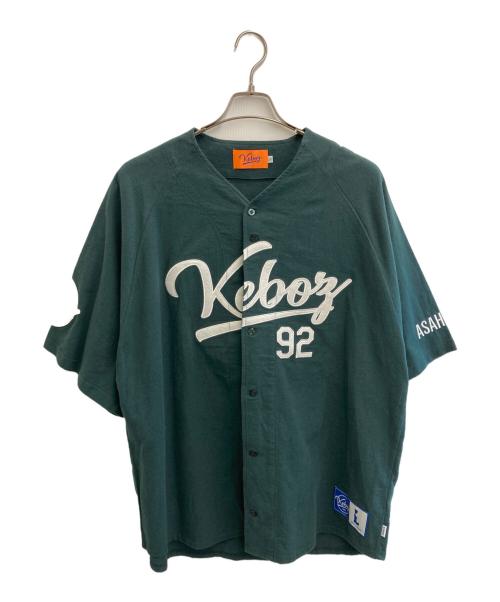 KEBOZ（ケボズ）KEBOZ (ケボズ) ゲームシャツ グリーン サイズ:Ｌの古着・服飾アイテム