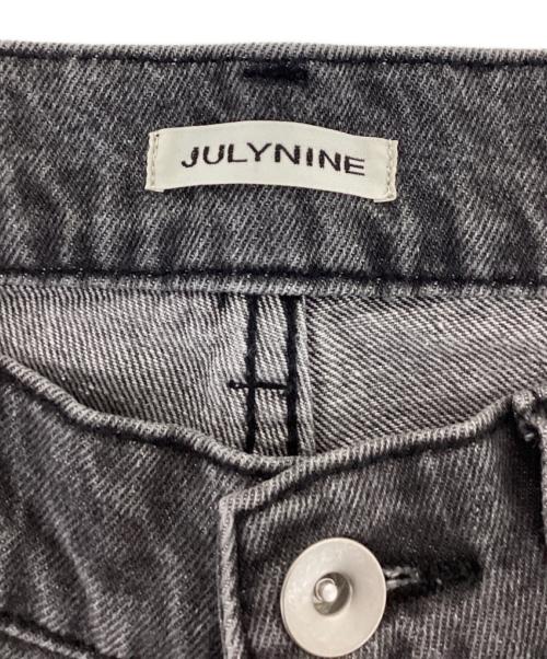 JULY NINE（ジュライナイン）JULY NINE (ジュライナイン) グレーデニム ブラック サイズ:Mの古着・服飾アイテム