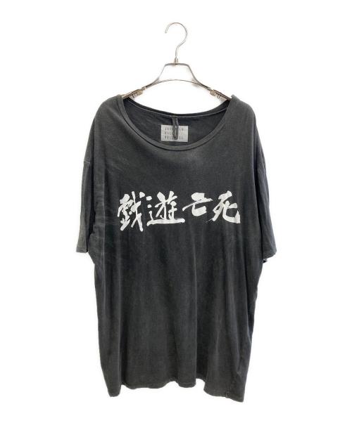 juvenile hall rollcall（ジュヴェナイルホールロールコール）juvenile hall rollcall (ジュヴェナイルホールロールコール) ヴィンテージ加工Tシャツ ブラック サイズ:-の古着・服飾アイテム