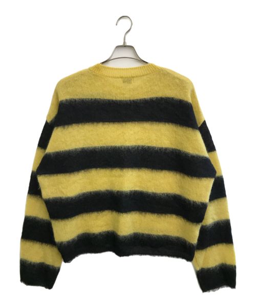 LITTLEBIG（リトルビッグ）LITTLEBIG (リトルビッグ) Mohair Knit イエロー×ブラック サイズ:SIZE Mの古着・服飾アイテム