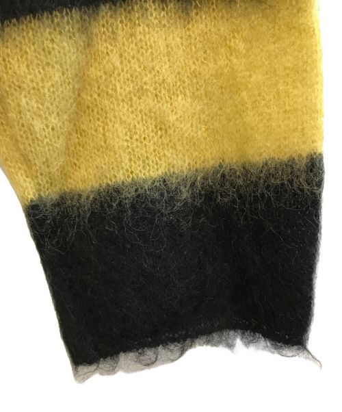 LITTLEBIG（リトルビッグ）LITTLEBIG (リトルビッグ) Mohair Knit イエロー×ブラック サイズ:SIZE Mの古着・服飾アイテム