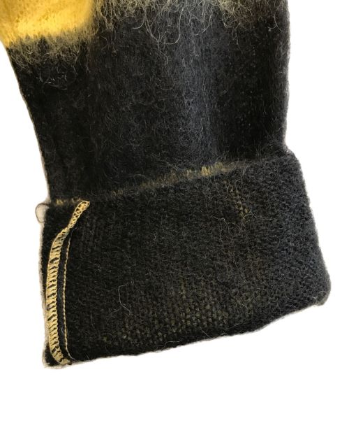 LITTLEBIG（リトルビッグ）LITTLEBIG (リトルビッグ) Mohair Knit イエロー×ブラック サイズ:SIZE Mの古着・服飾アイテム
