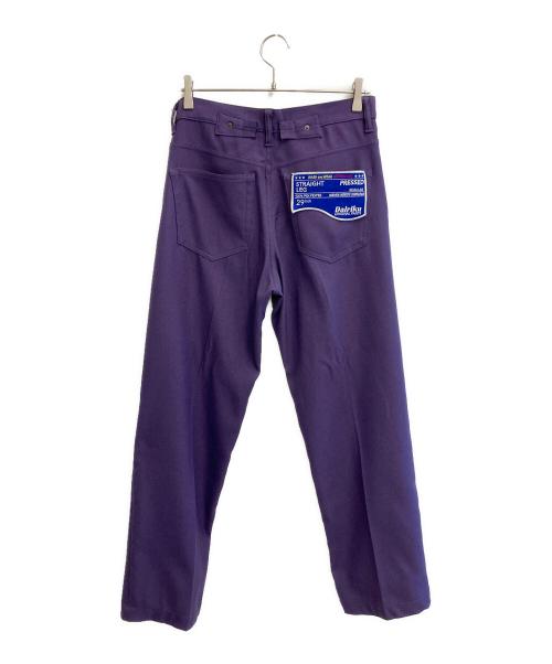 DAIRIKU（ダイリク）DAIRIKU (ダイリク) フラッシャープレスドパンツ パープル サイズ:29の古着・服飾アイテム