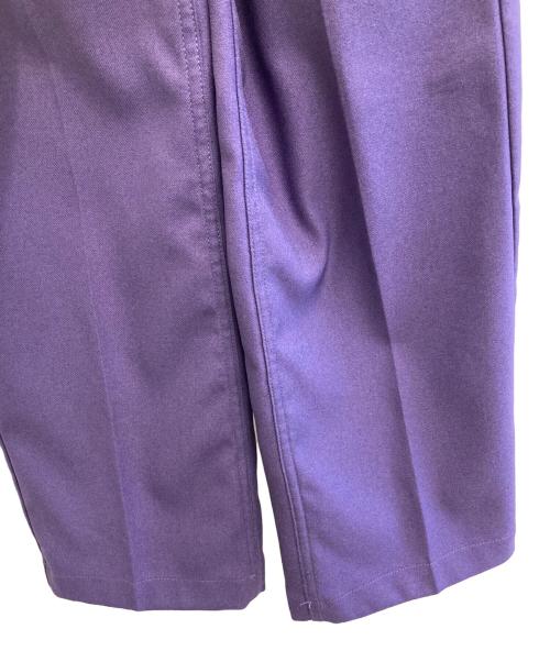 DAIRIKU（ダイリク）DAIRIKU (ダイリク) フラッシャープレスドパンツ パープル サイズ:29の古着・服飾アイテム