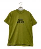 NEIGHBORHOOD×WIND AND SEAネイバーフッド×ウィンダンシー）の古着「22SS NHWDS-02/C-TEE-SS」｜カーキ