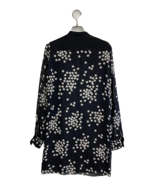 DIESEL Black Gold（ディーゼル ブラック ゴールド）DIESEL BLACK GOLD (ディーゼル ブラック ゴールド) シルクスタッズデザインワンピース ホワイト×ブラック サイズ:Freeの古着・服飾アイテム