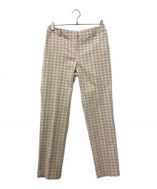 MORABITO BLANC（モラビト ブラン）の古着「ハウンドトウーススラックス」｜ベージュ